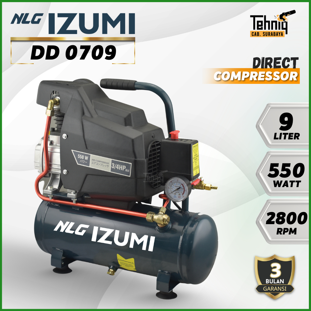 Izumi Dd 0709 Direct Compressor Mesin Kompresor Angin Listrik