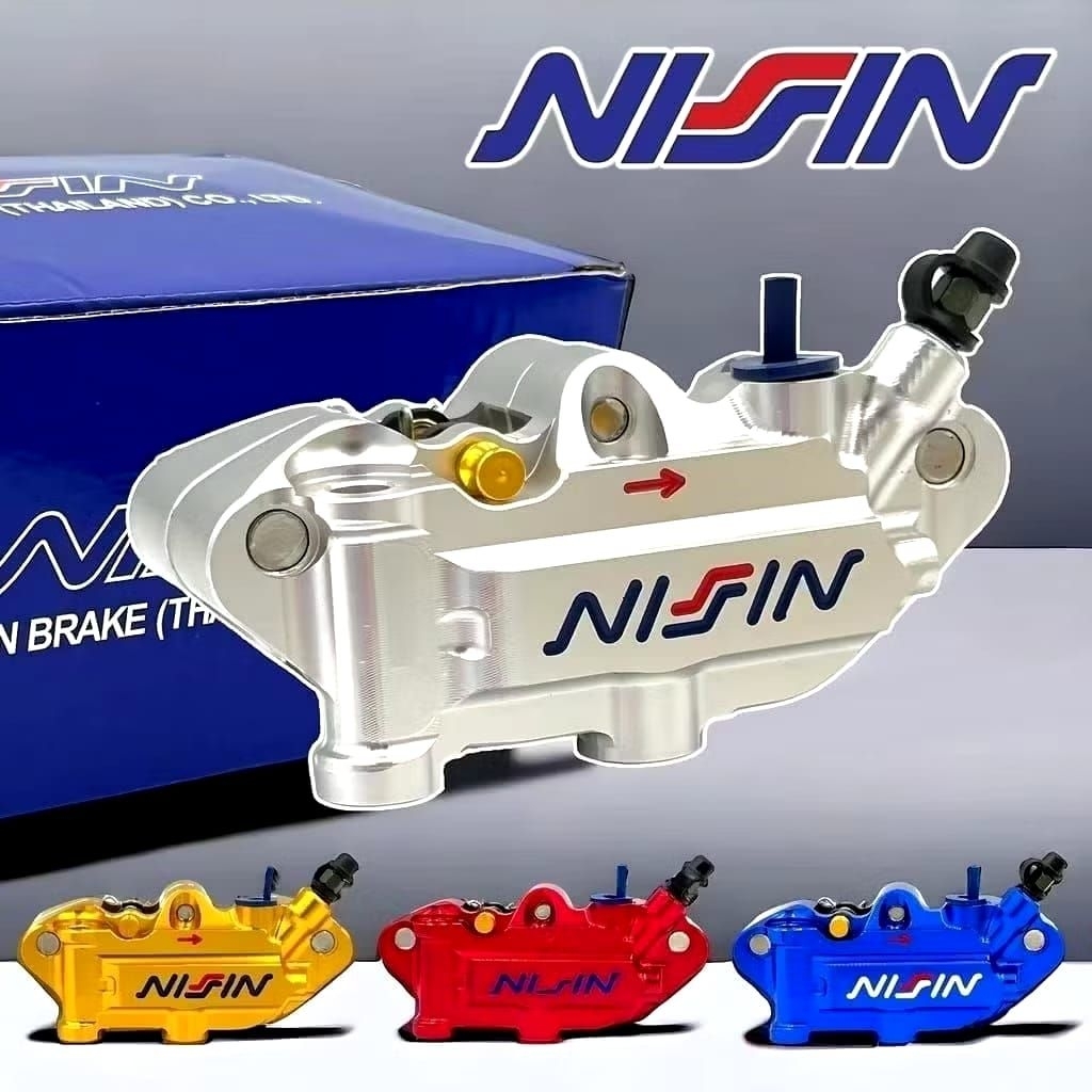 KALIPER NISSIN MONOBLOK 4 PISTON HIGH QUALITY FULL CNC KIRI KANAN