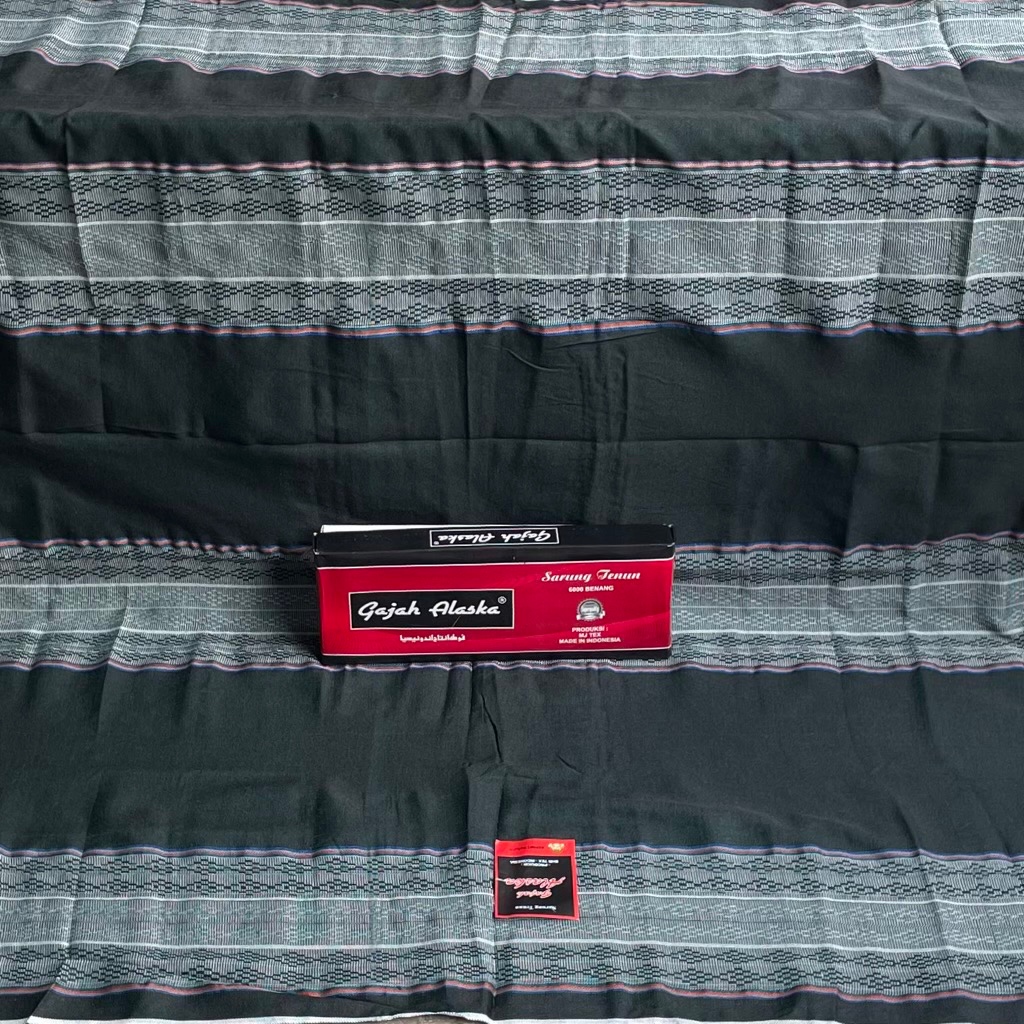 NEW Sarung Gajah Alaska Motif 3 Baris Termurah Dewasa Souvenir Haji Oleh oleh Umroh