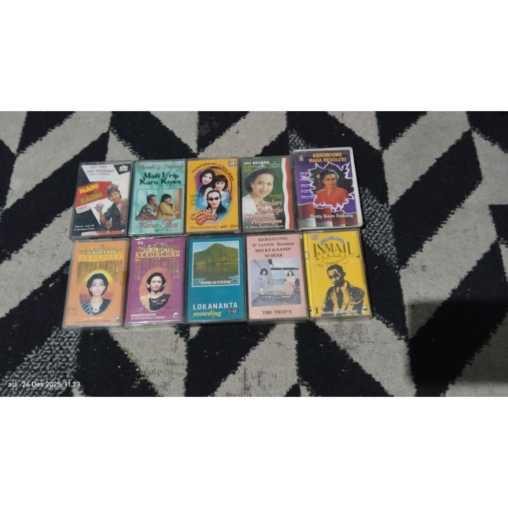 kaset pita keroncong / lagu jawa / tembang jawa /