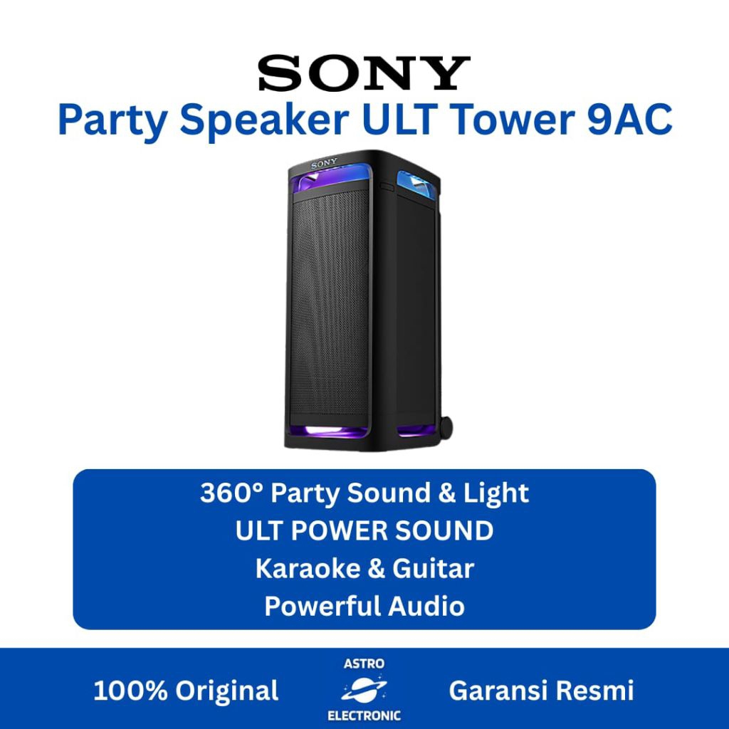 SONY ULT TOWER 9AC BLUETOOTH KARAOKE SPEAKER