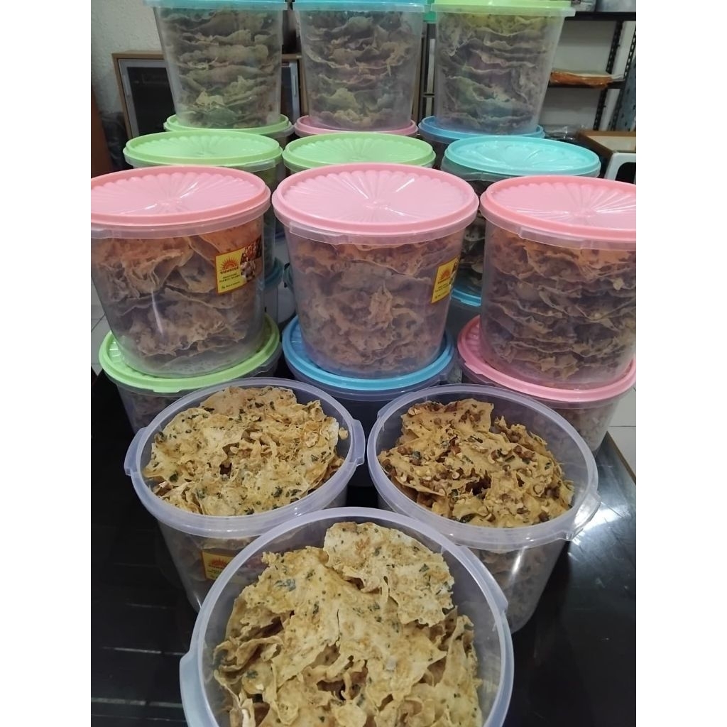 Peyek Kacang 5 Liter - Kriuk, Renyah, Tanpa Pengawet