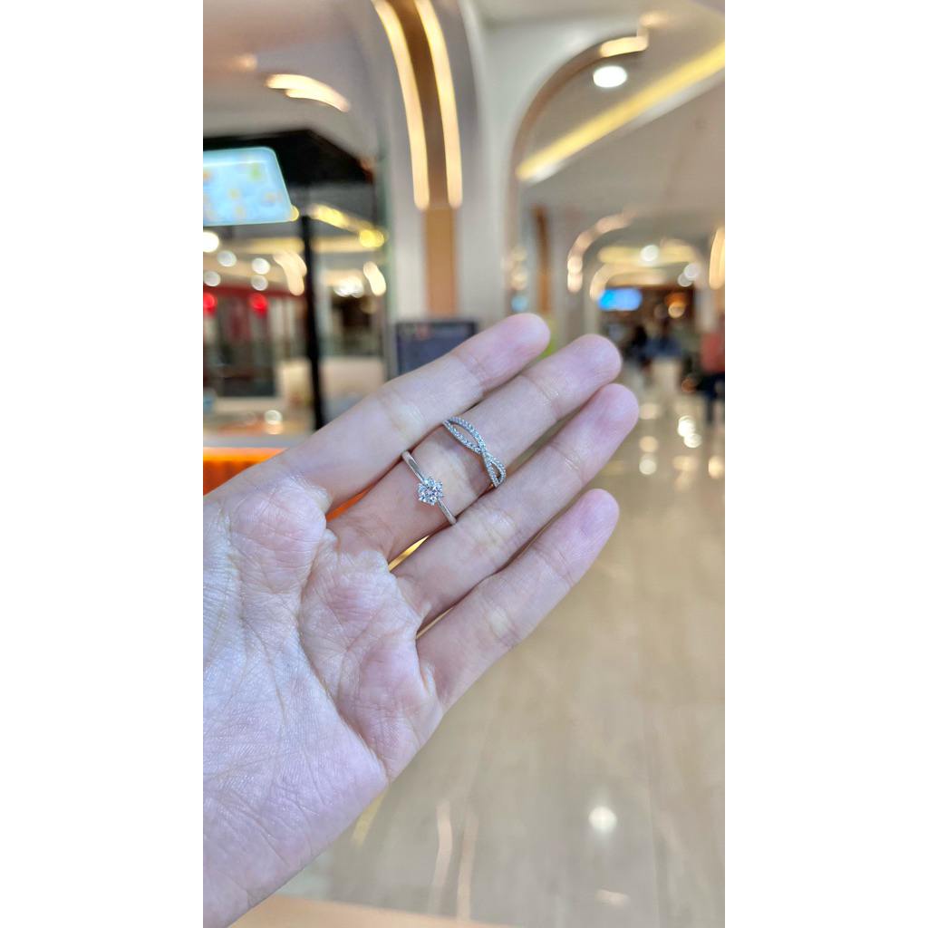 cincin couple permata moissanite