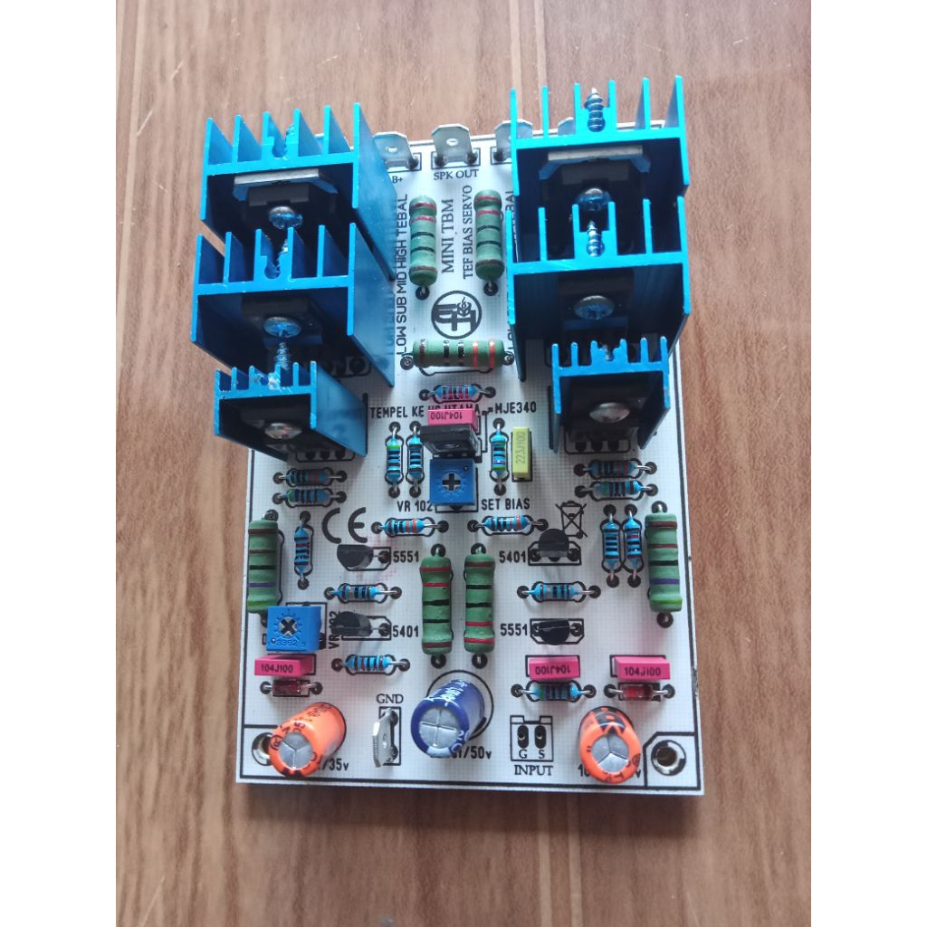DRIVER TBM MINI TEF BIAS SERVO LOW MID FLAT KOMPONEN BAGUS
