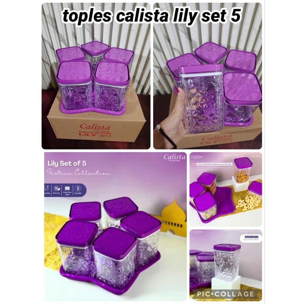 Toples Calista Lily Set 6 Toples Lebaran
