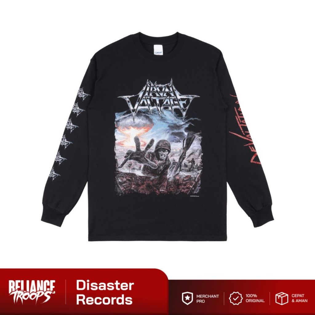 Longsleeve Official | Iron Voltage - Devastation (Black)