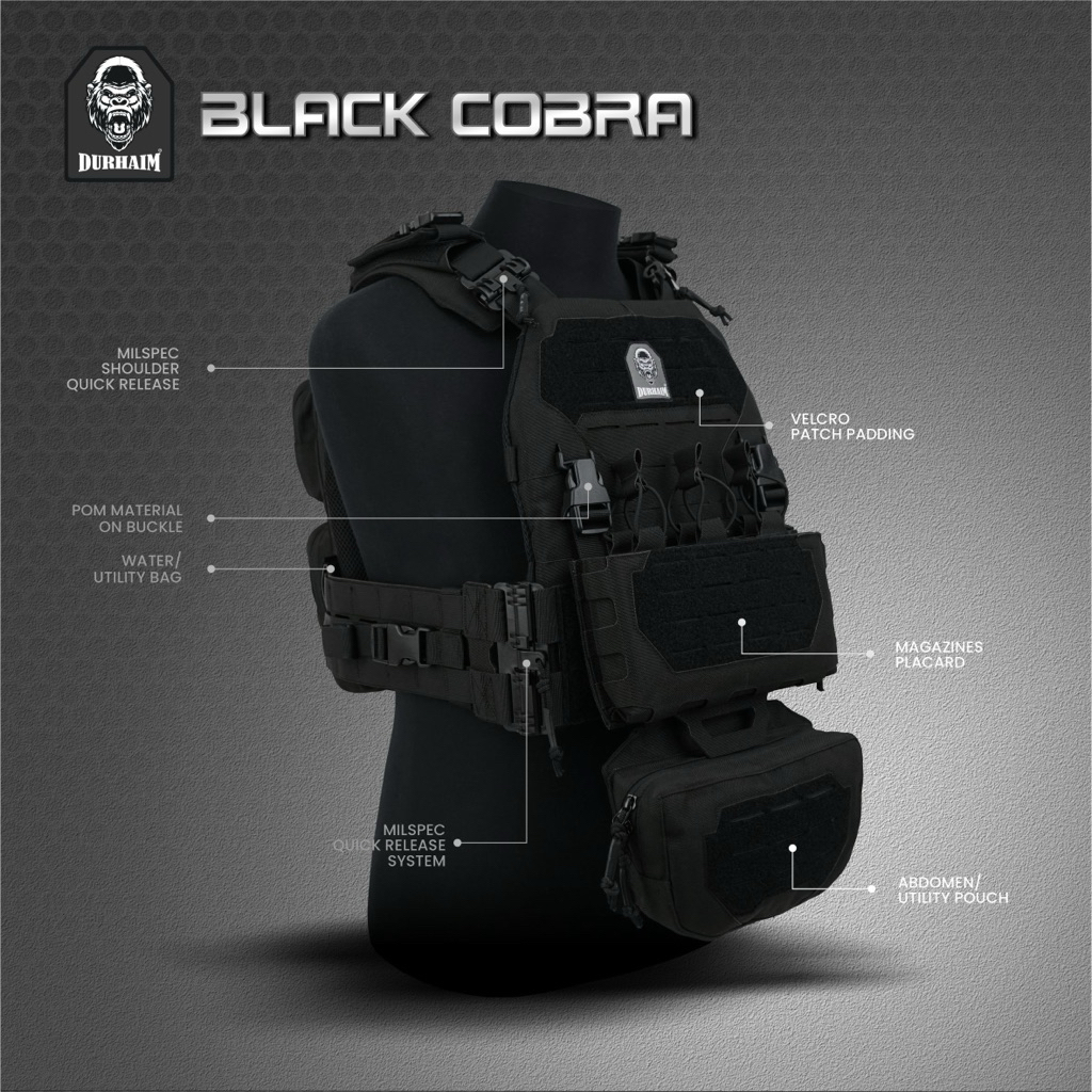 Rompi | Bodyvest Durhaim Black cobra