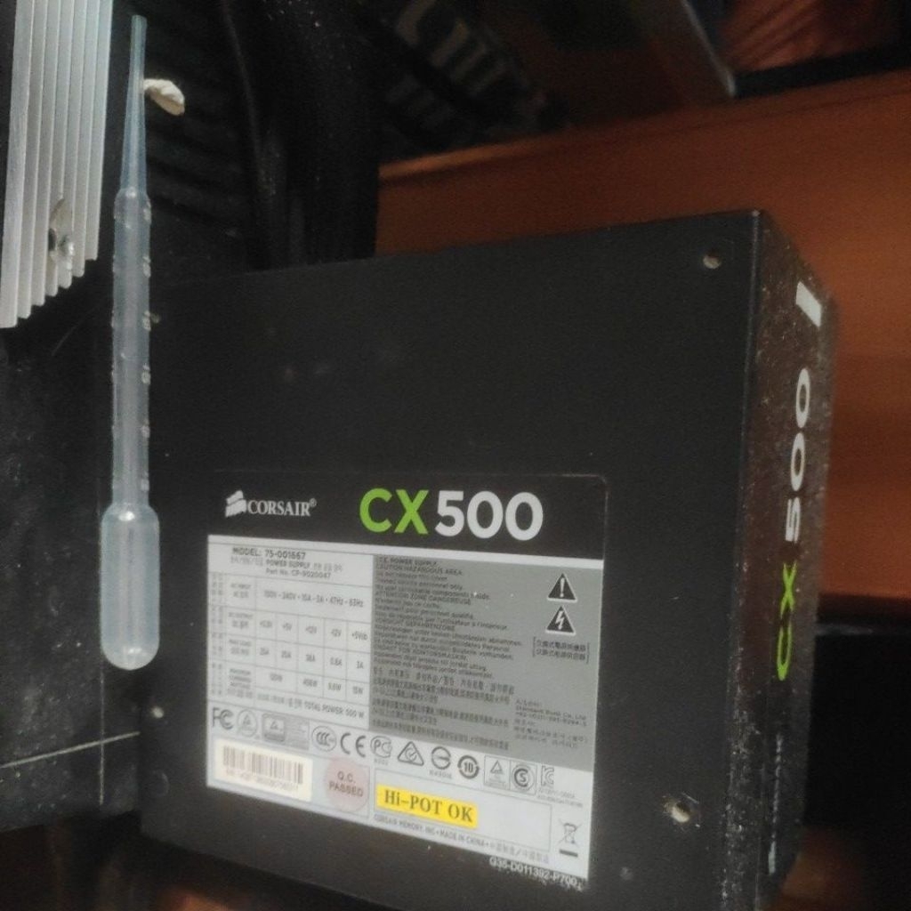 power supply Corsair cx500 500w bronze