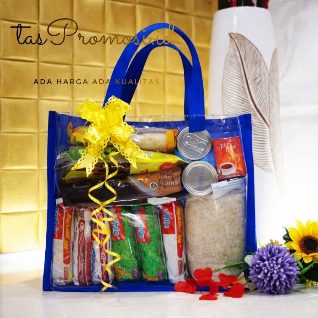 Tas Sembako JUMBO mika spunbond Goodiebag Mika Jumbo 40x15 Goodiebag sembako Mika Tebal Tas KADO