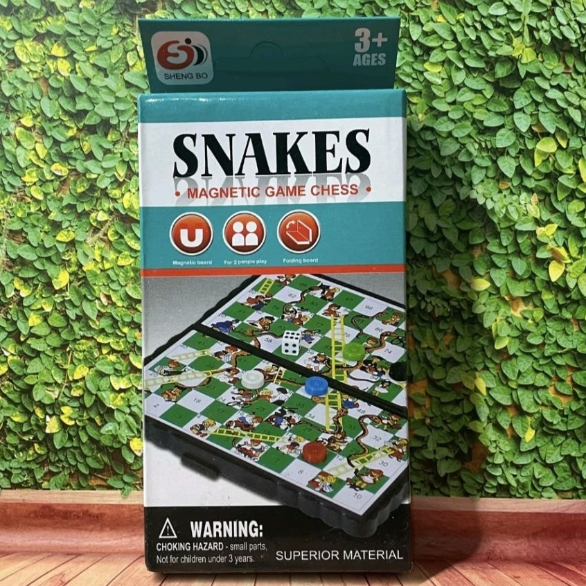 Mainan Anak Edukatif Ular Tangga Magnet Mini