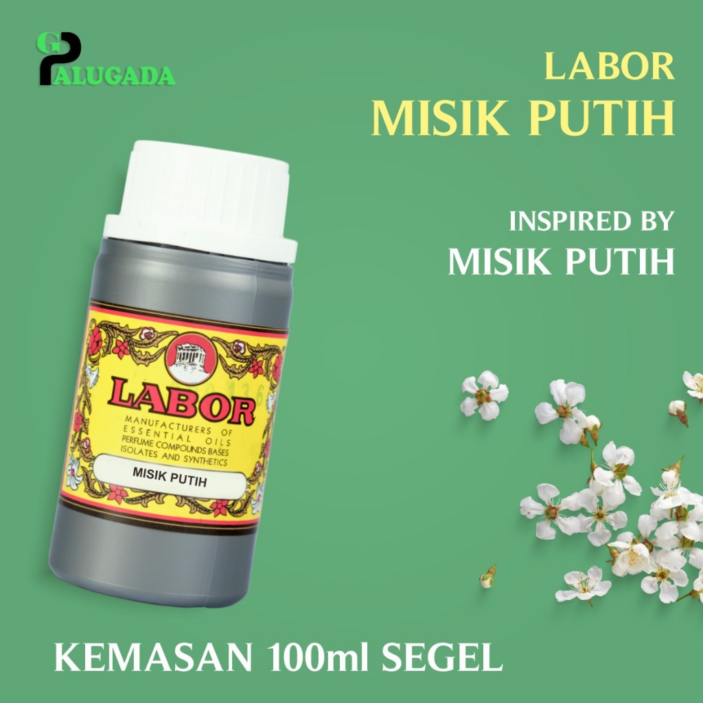 BIBIT PARFUM MURNI MISIK PUTIH | LABOR 100ml SEGEL