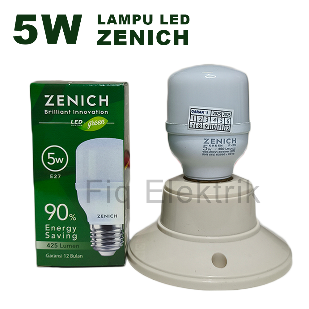 Lampu Led Zenich 5 Watt Lampu Zenich 5w Berkualitas SNI