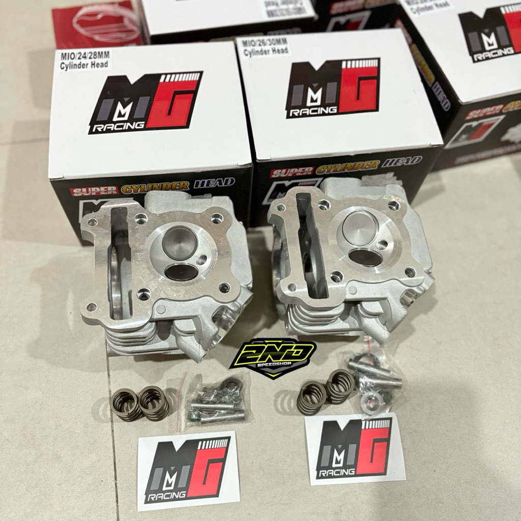 Head Mio MG Racing Klep 28/24 30/26 31/27 Drat Busi Panjang