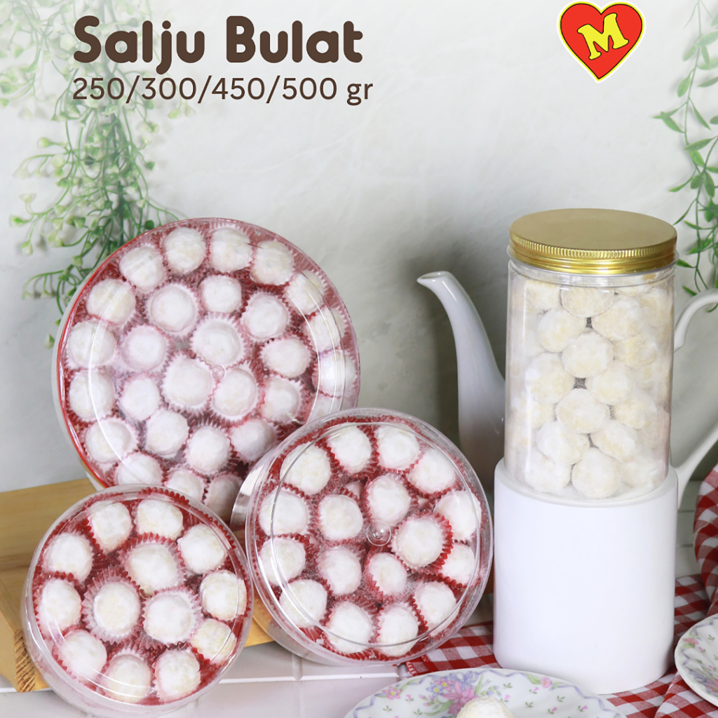 SALJU BULAT Kue Kering Cookies Merry Gold Multi Prima Rasa