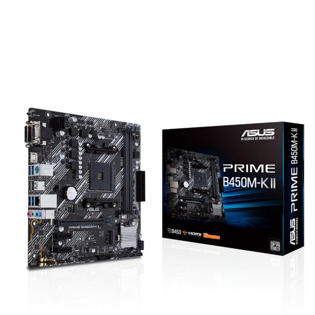 Motherboard ASUS PRIME B450M-K II (Socket AM4) - ASUS B450MK