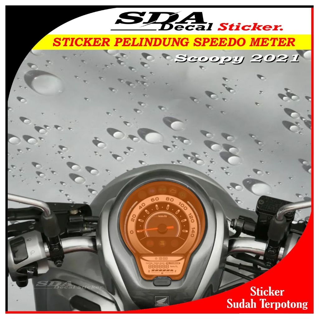 Stiker Pelindung Spido Scoopy 2021 2022 | Stiker antigores Scoopy 2021  2022 | Stiker Pelindung Kaca