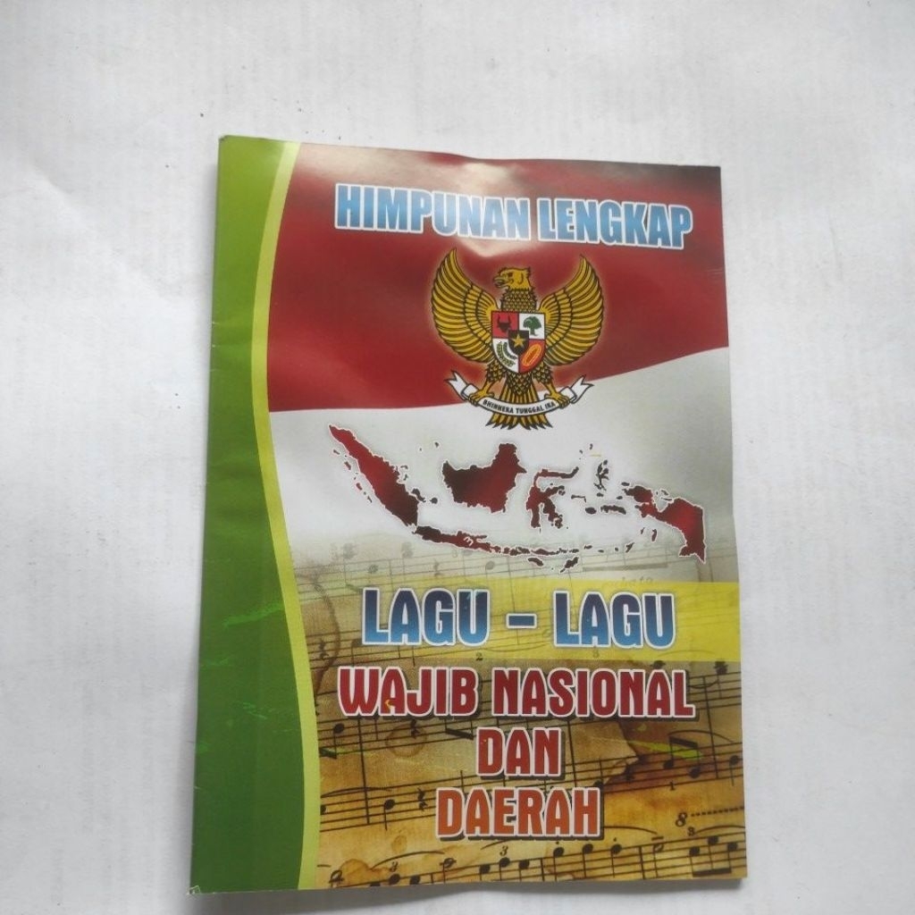 HIMPUNAN LAGU LAGU WAJIB NASIONAL DAN DAERAH, DELENGAPI NOT BALOK DAN ANGKA