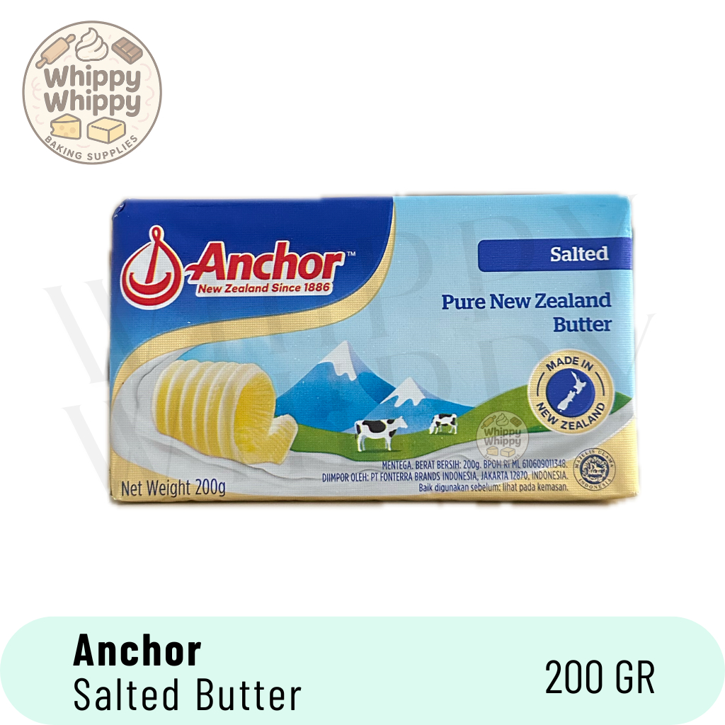 Anchor Salted Butter 200GR / Anchor Butter Asin / Premium Butter Anchor Salted