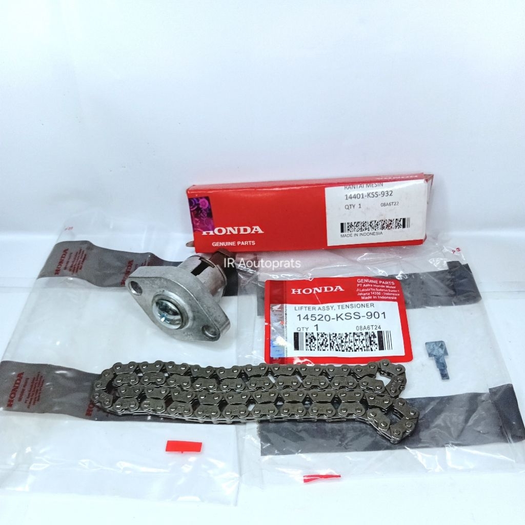 PAKET RANTAI KETENG+TONJOKAN KETENG KSS HONDA VARIO 125 VARIO 150 dll