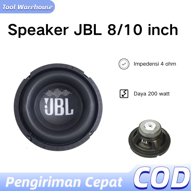 COD Speaker Subwoofer JB  10 Inch  12 Inch  4 Ohm 200 Watt | Fullrange | Woofer