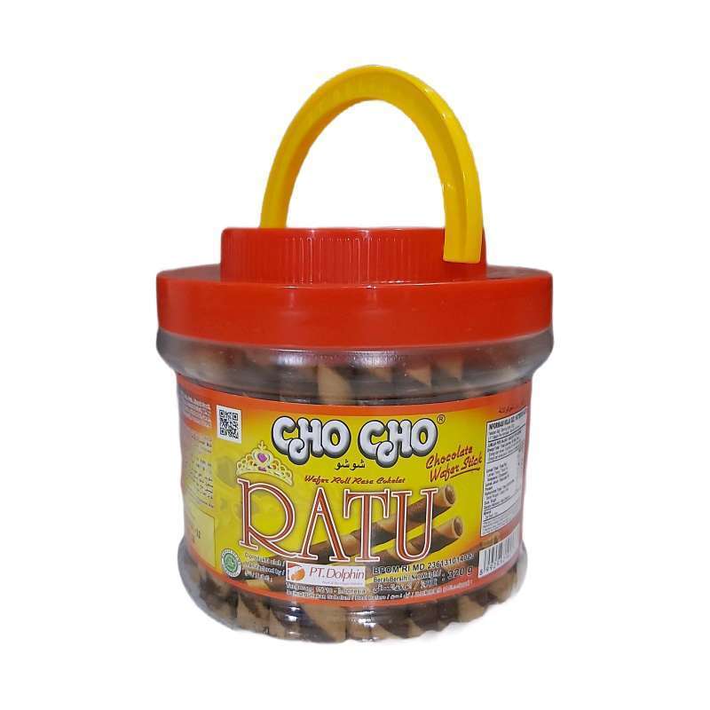 Chocho Ratu Wafer Stick 350gr – Wafer Roll Coklat – Renyah Enak – Best Seller - Ready Stock Langsung