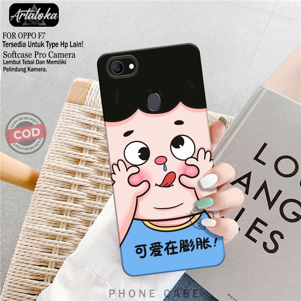 Case Hp Oppo F7 - Silikon Tpu Pro Camera - Softcase Oppo F7 - Casing Oppo F7 - Kesing Oppo F7 - Cove