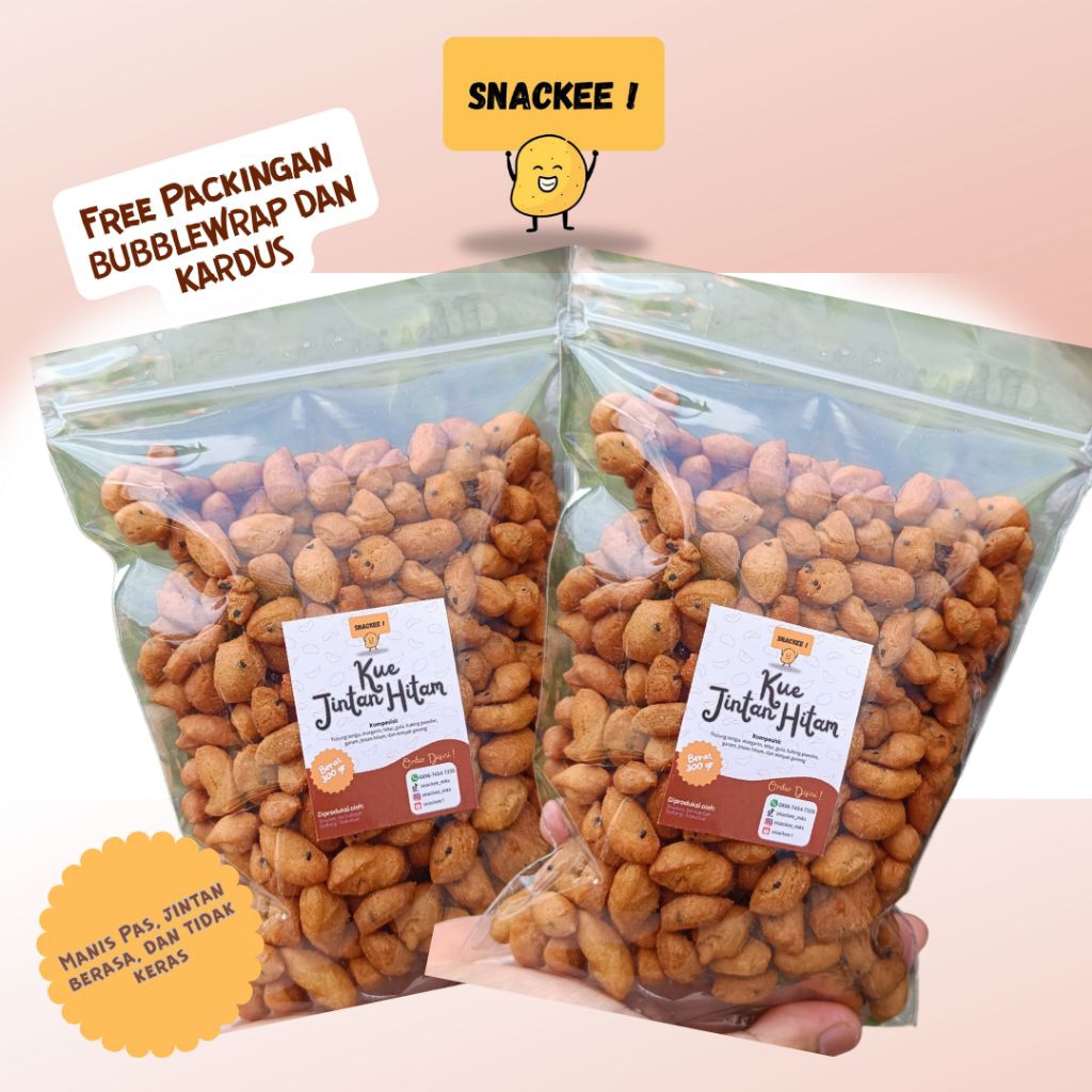 Snackee|Kue Jintan Kualitas Premium Manis Pas Gurih Garing dan Tidak Keras