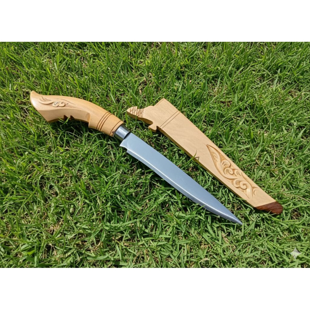 pisau sembelih kambing / pisau buscraft