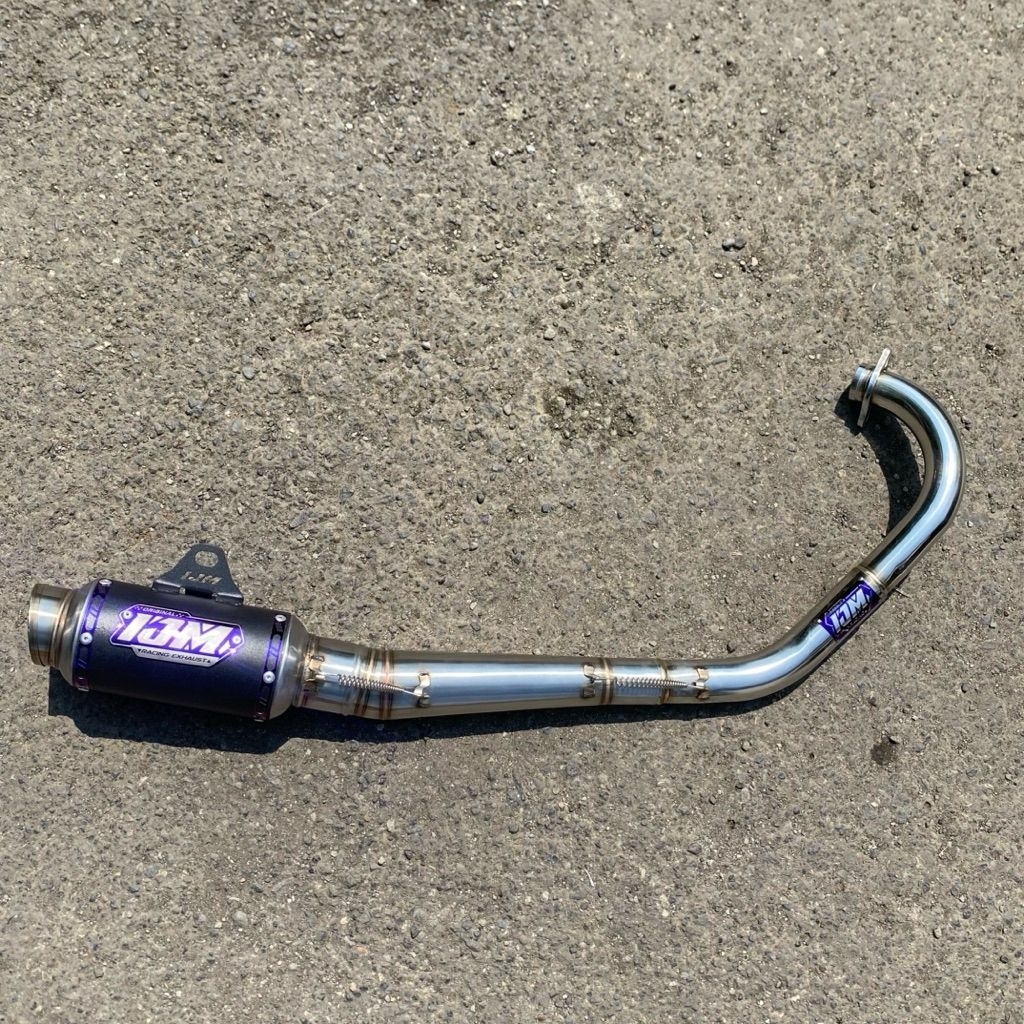 knalpot racing IJM muffler type mp2 prostreet  finishing blackcoating buat MX king,MX new,MX old
