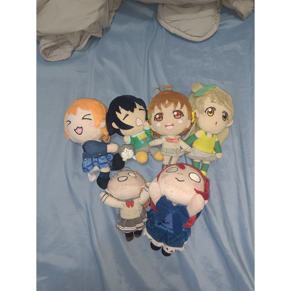 (PRELOVED/BEKAS) Boneka Love Live School Idol Project Love Live Sunshine Plush Nesoberi Nuigurumi + 