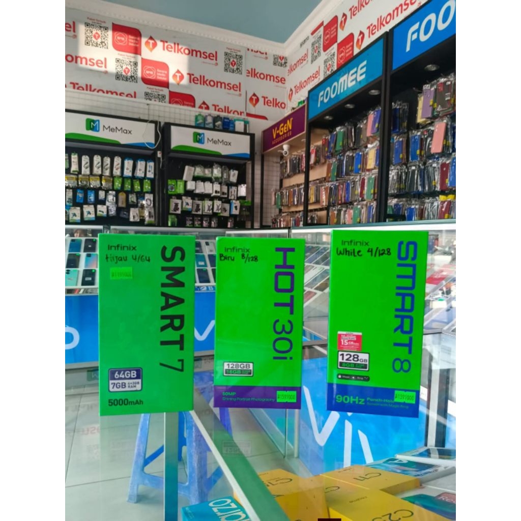 INFINIX SMART 7 RAM 4/64GB || INFINIX SMART 8 RAM 4/128GB || INFINIX HOT 30i RAM 8/128GB