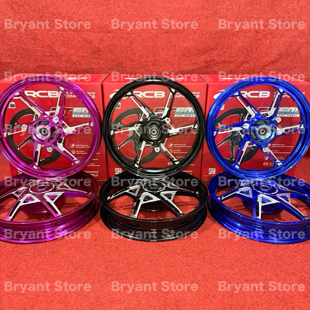 VELG RCB RACING ORIGINAL CT600 185x14 215x14 AEROX OLD AEROX NEW MIO SPORTY J SMILE M3 XEON GEAR XRI