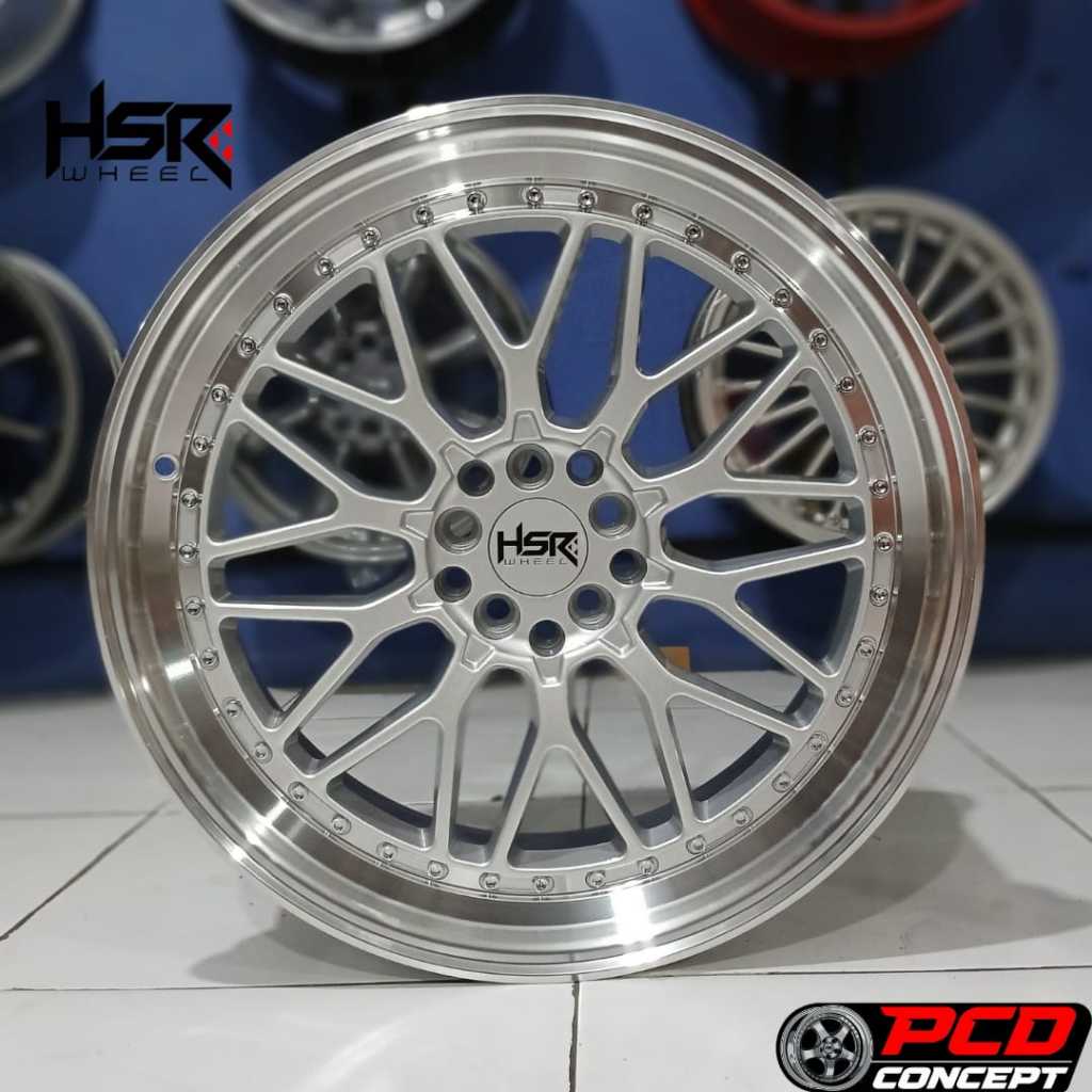 VELG CELONG HSR SIGI R19 SILVER  BUAT CAMRY INNOVA ZENIX ODDYSEY VELG MODEL BBS