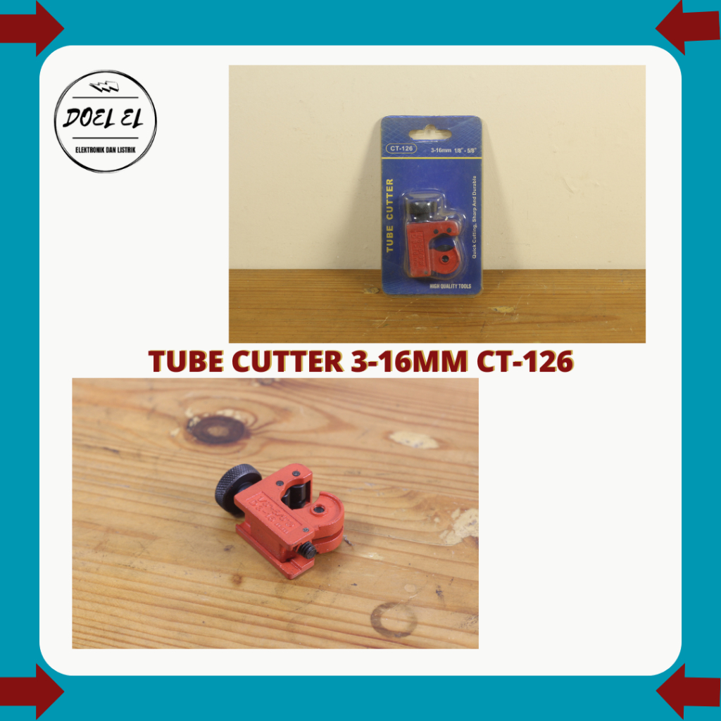 PEMOTONG PIPA 3-16 MM TUBE CUTTER CT-126