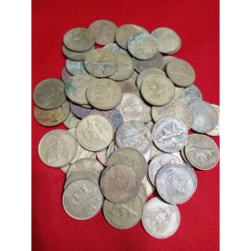 Koin 50 rupiah komodo