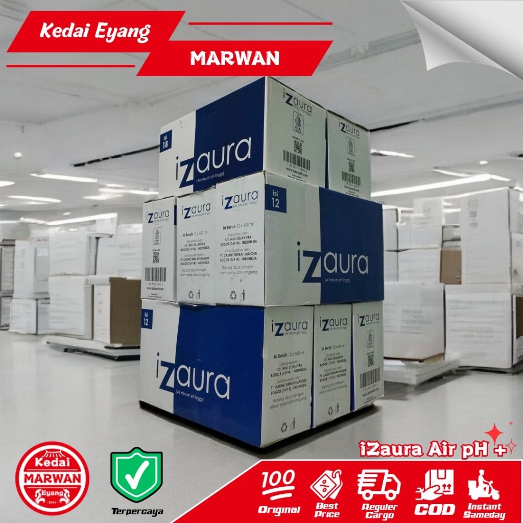 Air Minum pH Tinggi iZaura Air Minum Kesehatan Air iZaura Asli Instant Sameday