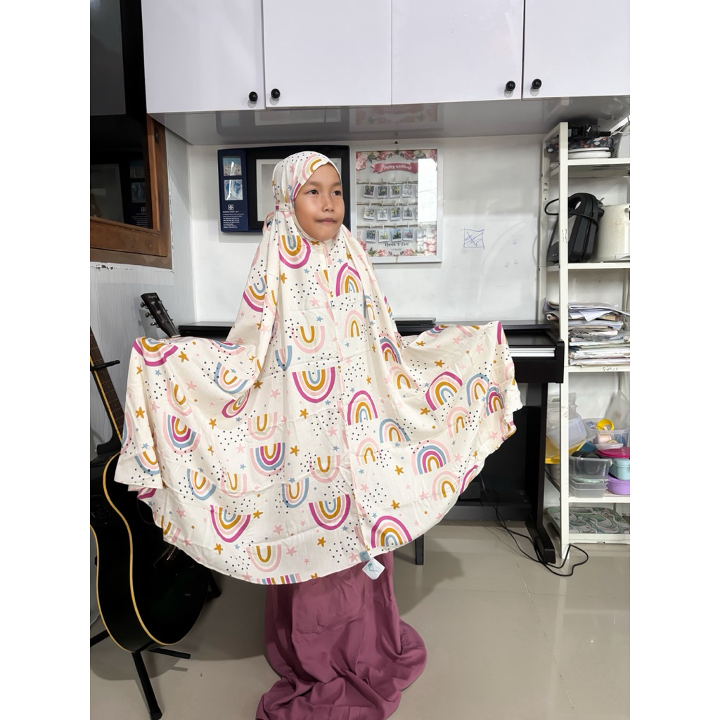 Mukena Anak Katun, mukena rayon anak, mukena anak premium