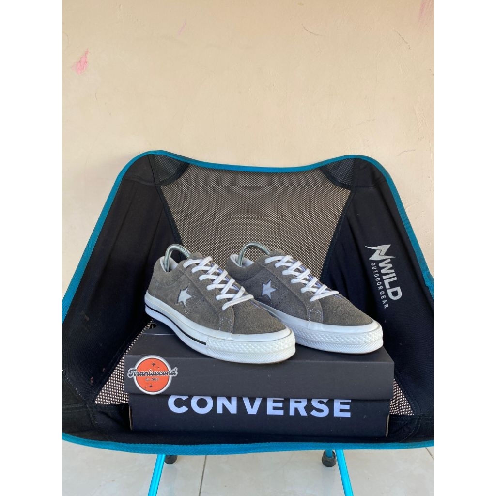 CONVERSE ONE STAR OX GREY SUEDE
