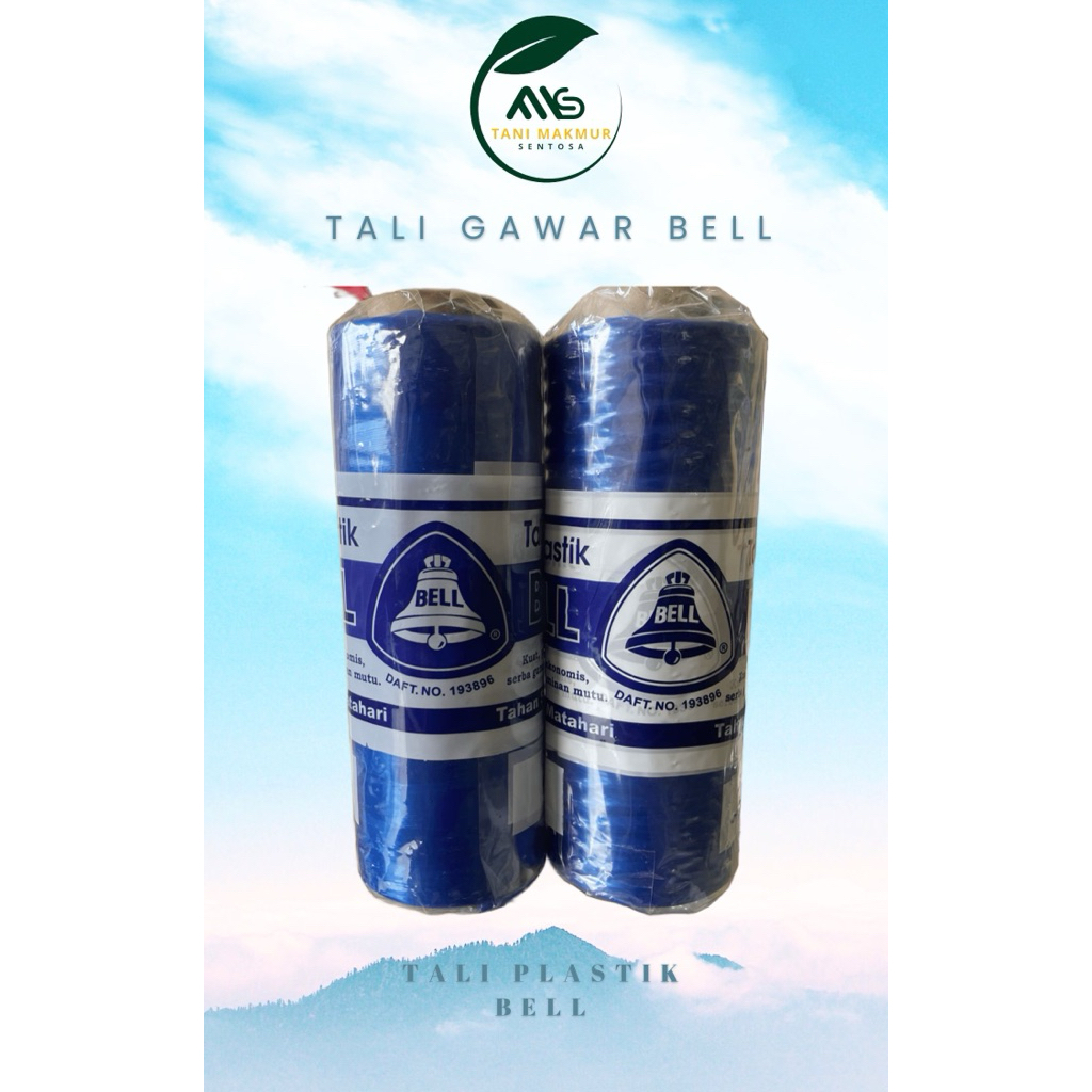 Tali Gawar / Tali plastik Bell Biru
