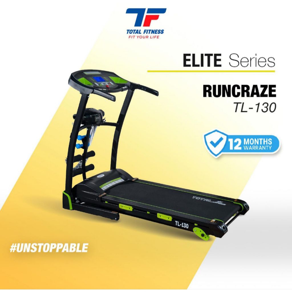 Treadmill Elektrik Total Tl-130 manaul incline
