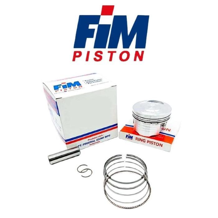PISTON KIT VARIO 125 FIM (STD )FIM-77 ORIGINAL FIM