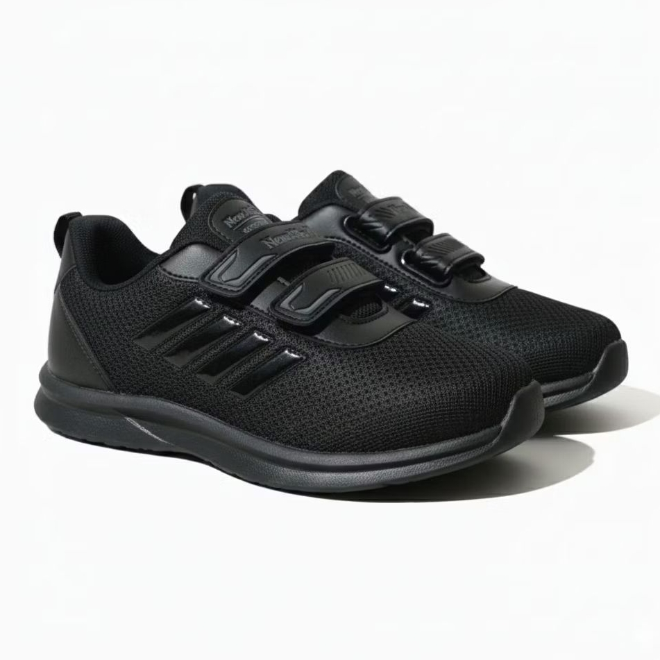 LOZTA Sepatu Anak Sd Hitam Sol Karet Anti Slip Ringan
