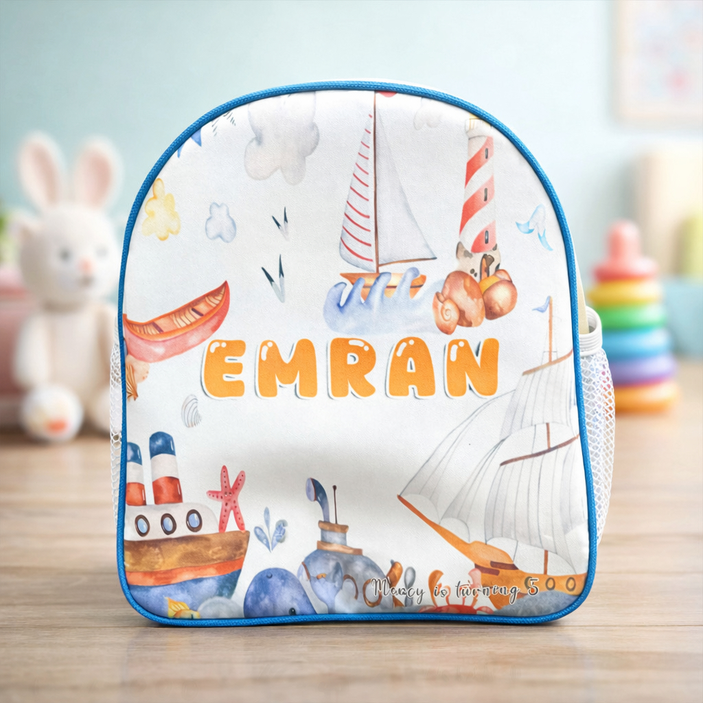 A Little Bundle Tas Ransel Ultah Anak Custom Nama Tas Ransel Anak Model Dino Mitasi dan Poliester