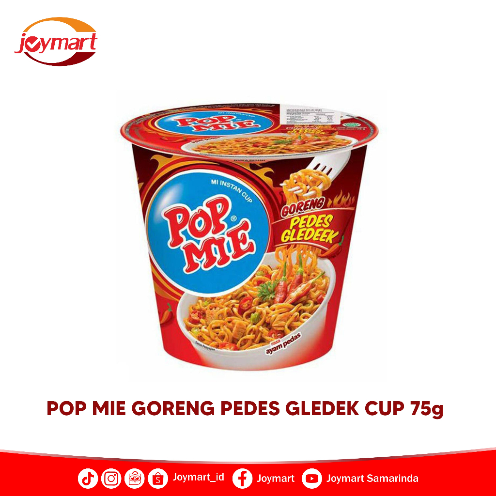 Pop Mie Goreng Pedes Gledek & Pop Mie Kuah Pedas Dower