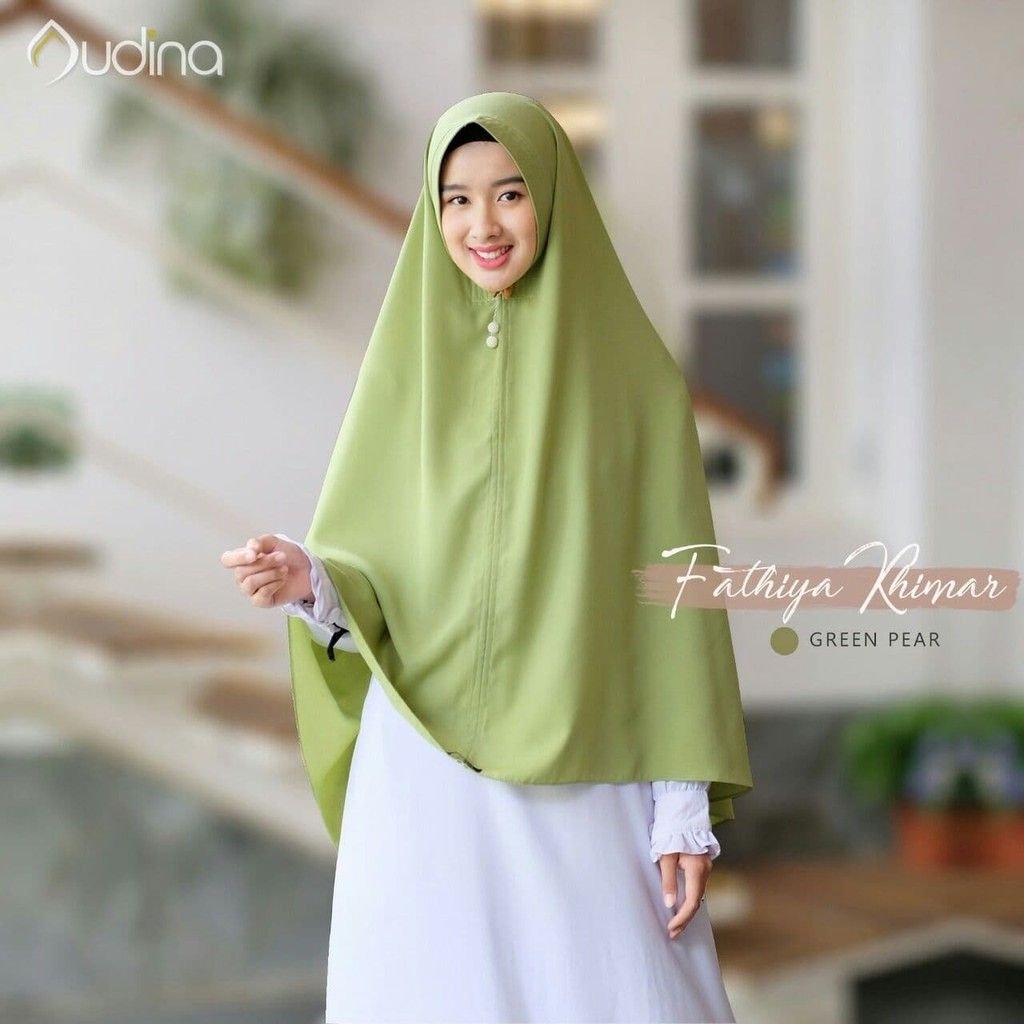 Preloved Fathiya Khimar Audina / Khimar Syar'i / Khimar instan / Hijab Instan