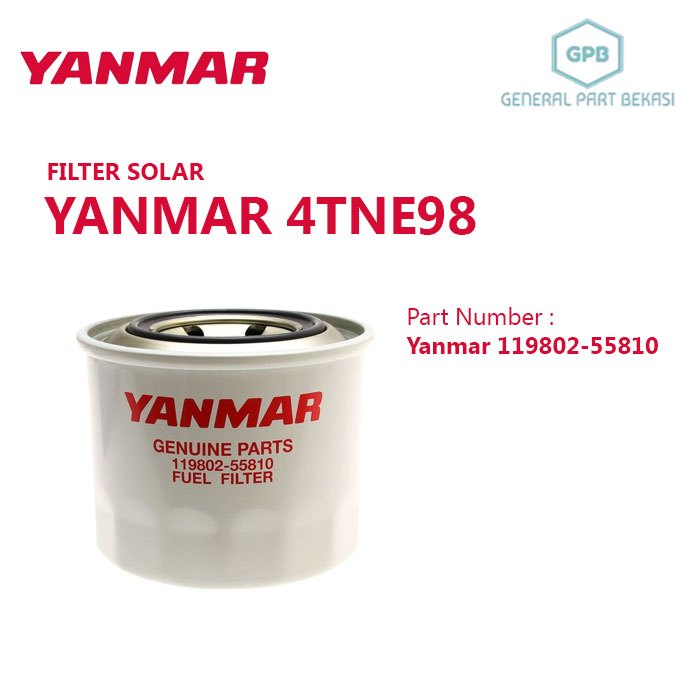 Filter Solar Yanmar 4TNV84 4TNE84 4TNE98 119802-55810