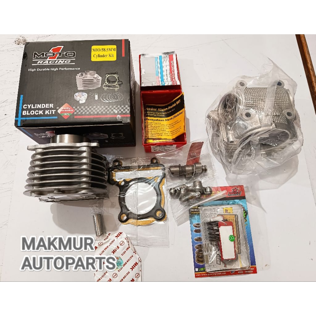 Paket Bore Up Mio CNC Porting BRT+MOTO 1 Racing