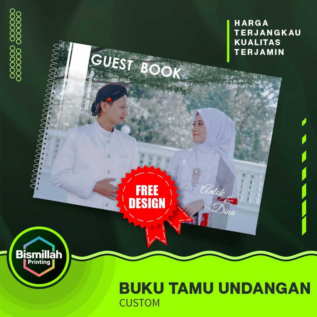 CETAK BUKU TAMU PERNIKAHAN