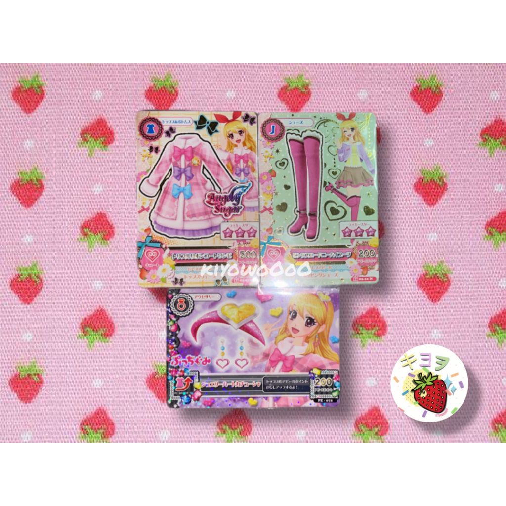 Kartu Aikatsu Japan Card Set Ichigo (Baca deskripsi)
