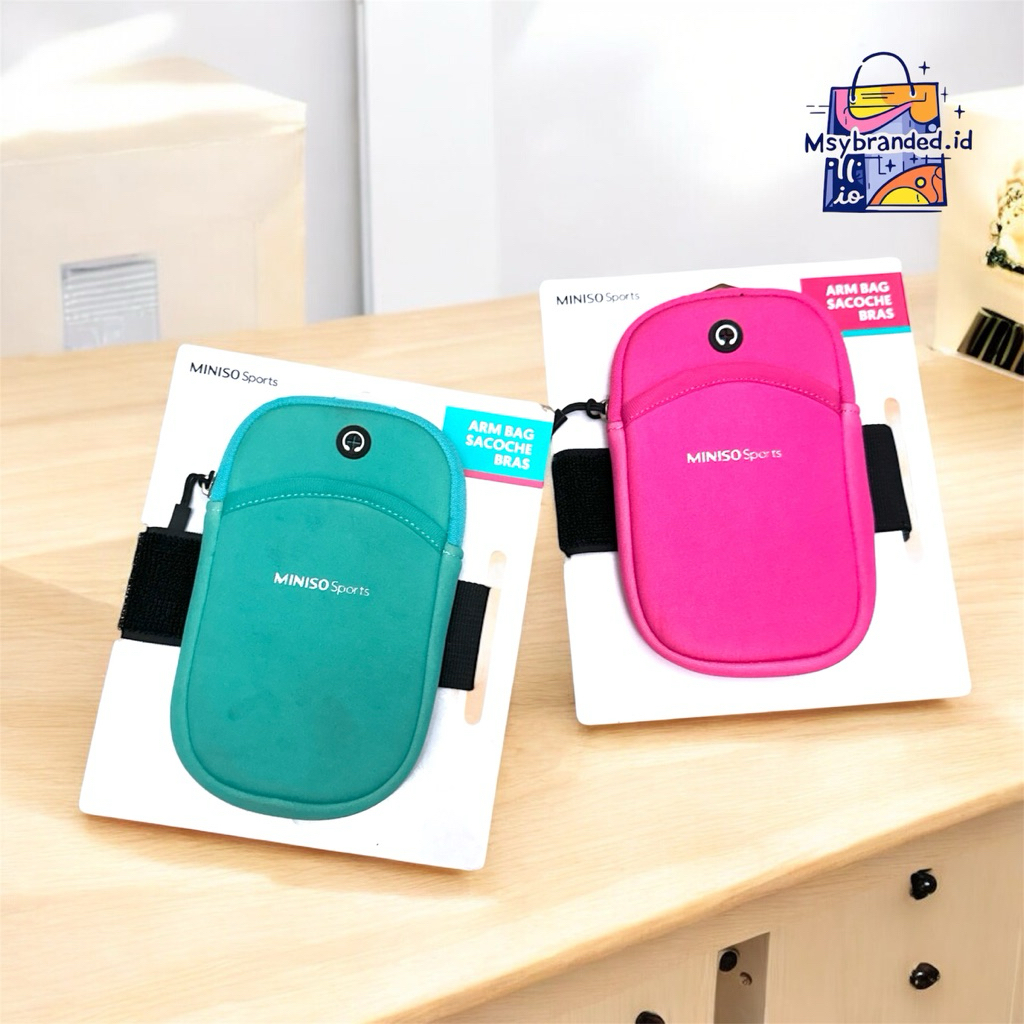 MINISO SPORTS ARM BAG TAS LENGAN UNTUK OLAHRAGA LARI JOGGING GYM